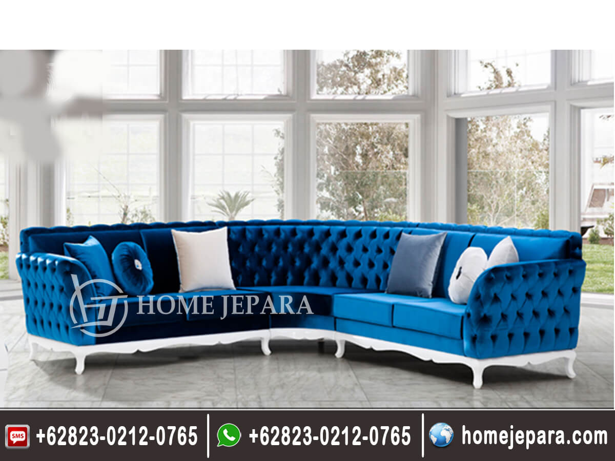 Sofa Sudut Minimalis Modern Mewah Sofa Tamu Minimalis Model Baru HJ