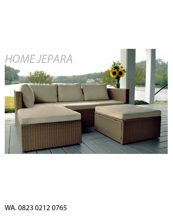 Sofa Rotan Sintetis Carina