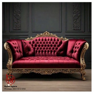Sofa Tamu Ukiran Classik Mewah