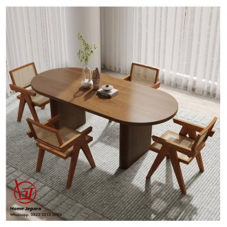 Set Kursi Rapat Jati