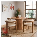 Set Meja Makan Bulat