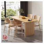 Set Meja Makan Minimalis Jati Modern
