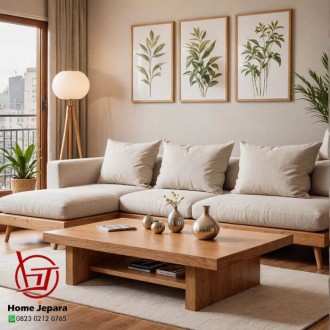 Sofa Tamu Minimalis Jati